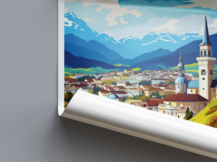Kufstein Travel Print Wall Art Kufstein Wall Hanging Home Décor Kufstein Gift Art Lovers Art Lover Gift Kufstein Print Austria