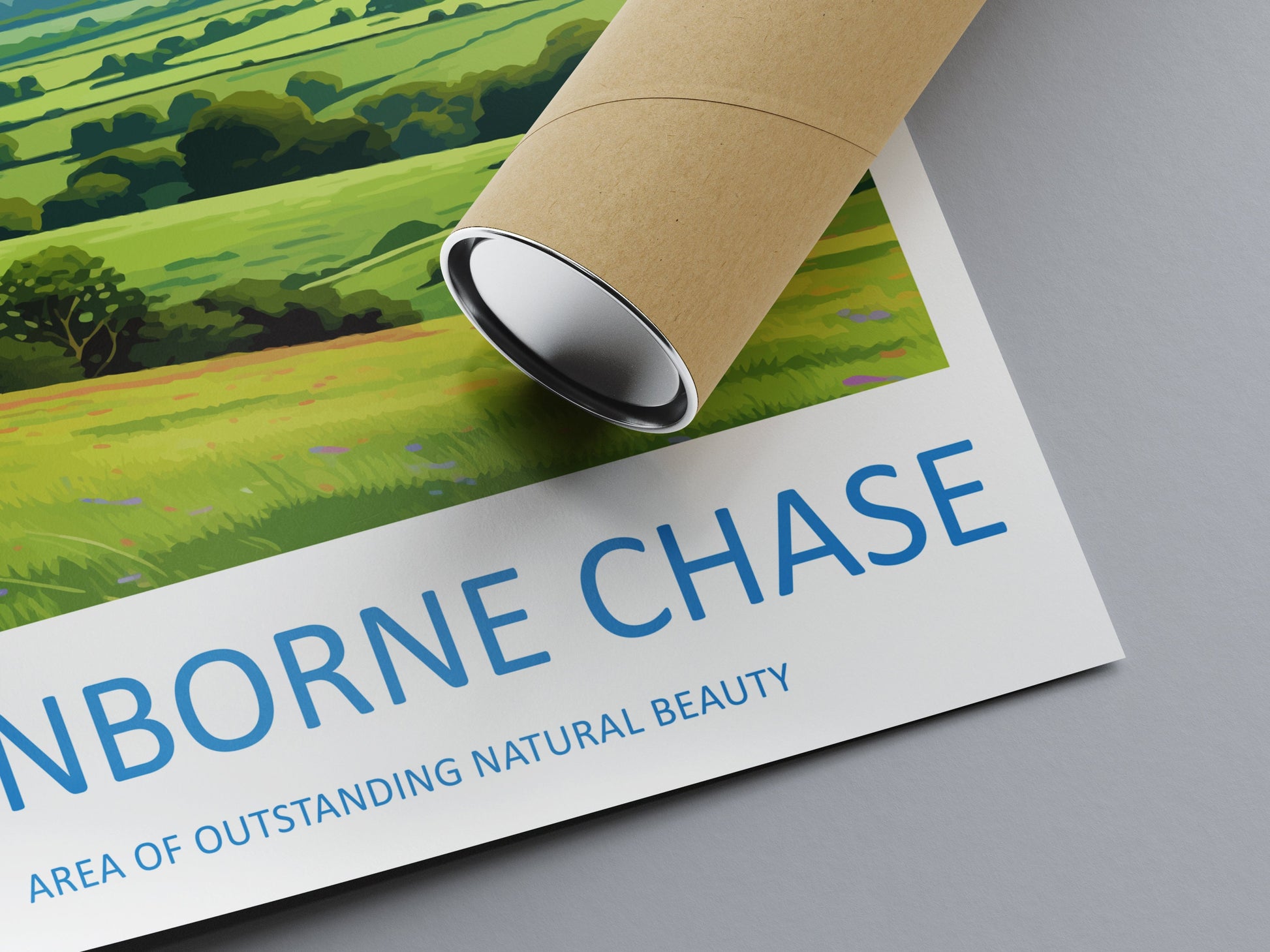 Cranborne Chase Travel Print Wall Art Cranborne Chase Wall Hanging Home Decor Cranborne Chase Gift Art Lovers Wall Art AONB Print