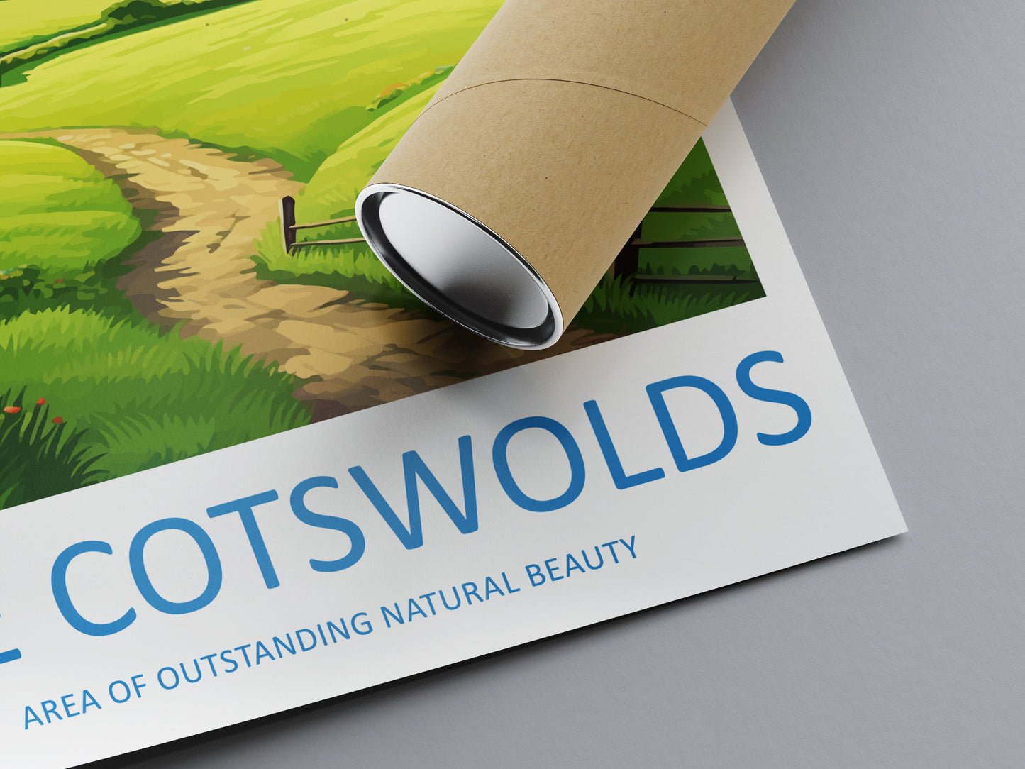Cotswolds Travel Print Wall Art Cotswolds Wall Hanging Home Decor Cotswolds Gift Art Lovers Wall Art AONB Print