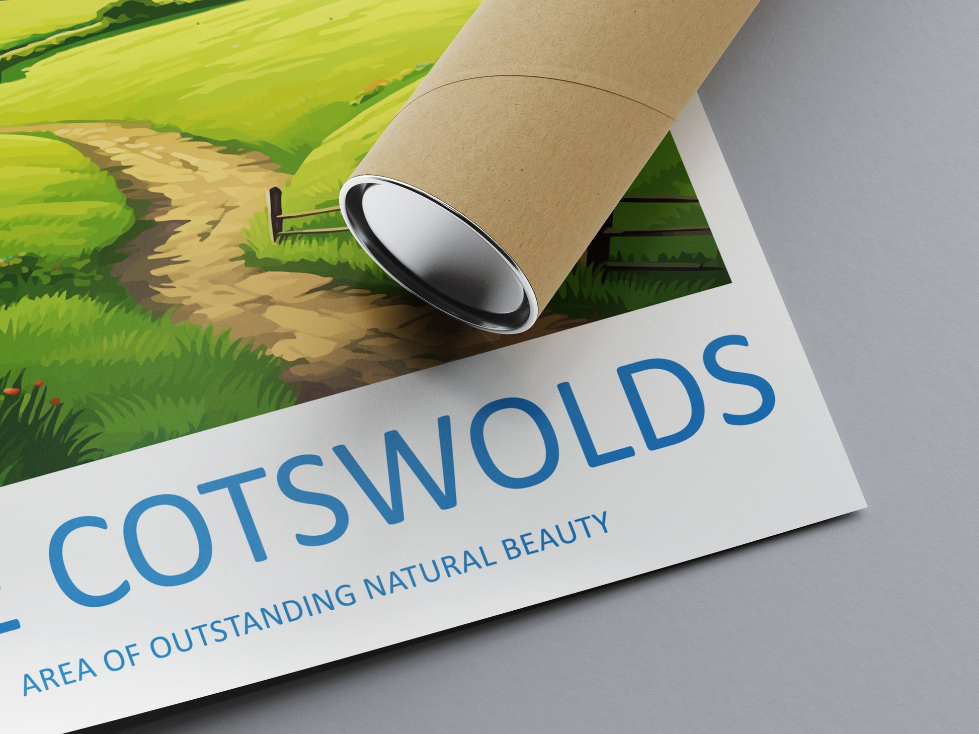 Cotswolds Travel Print Wall Art Cotswolds Wall Hanging Home Decor Cotswolds Gift Art Lovers Wall Art AONB Print