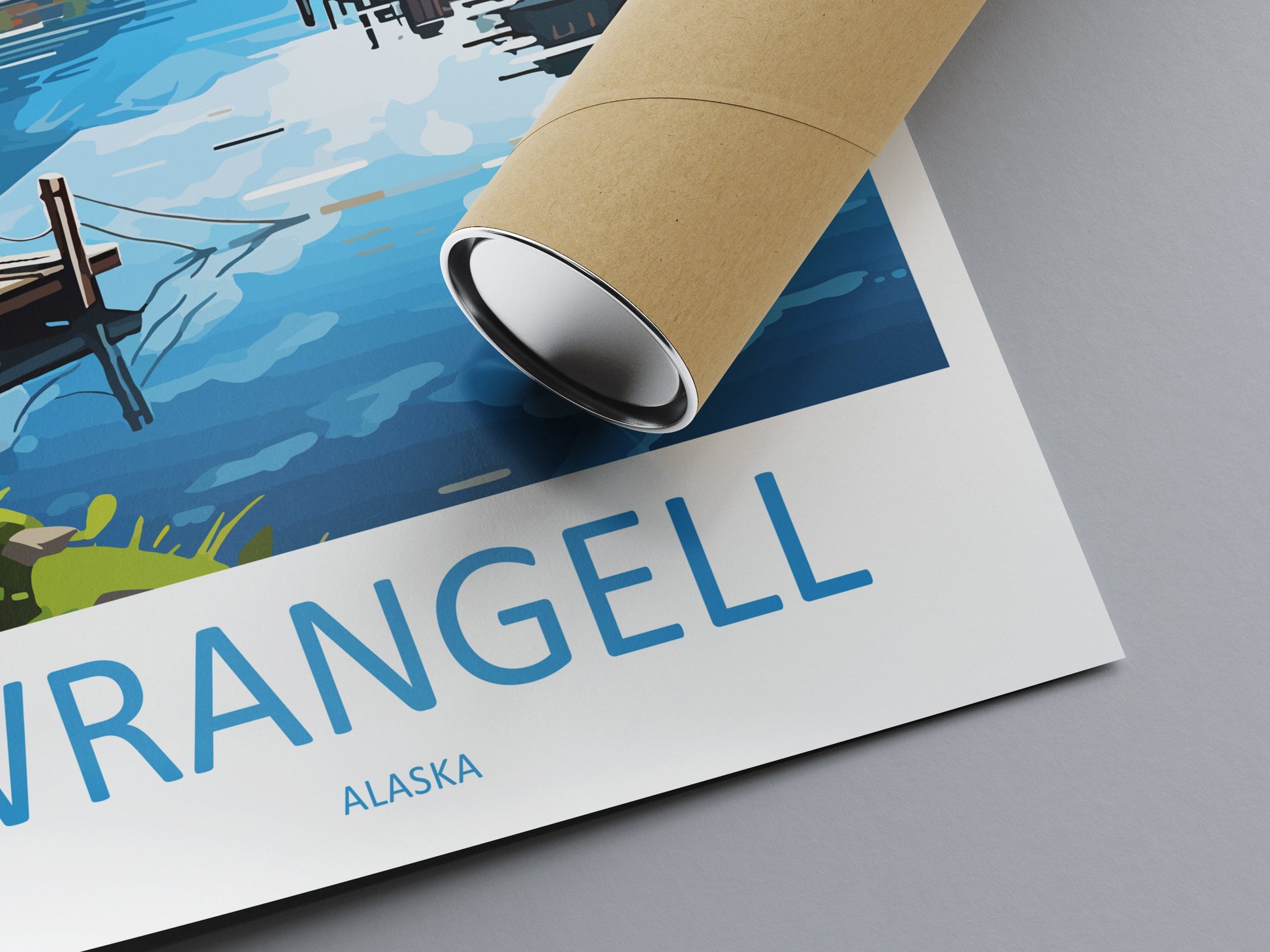 Wrangell Travel Print Wall Art Wrangell Wall Hanging Home Décor Wrangell Gift Art Lovers Alaska Art Lover Gift Wrangell Artwork Poster
