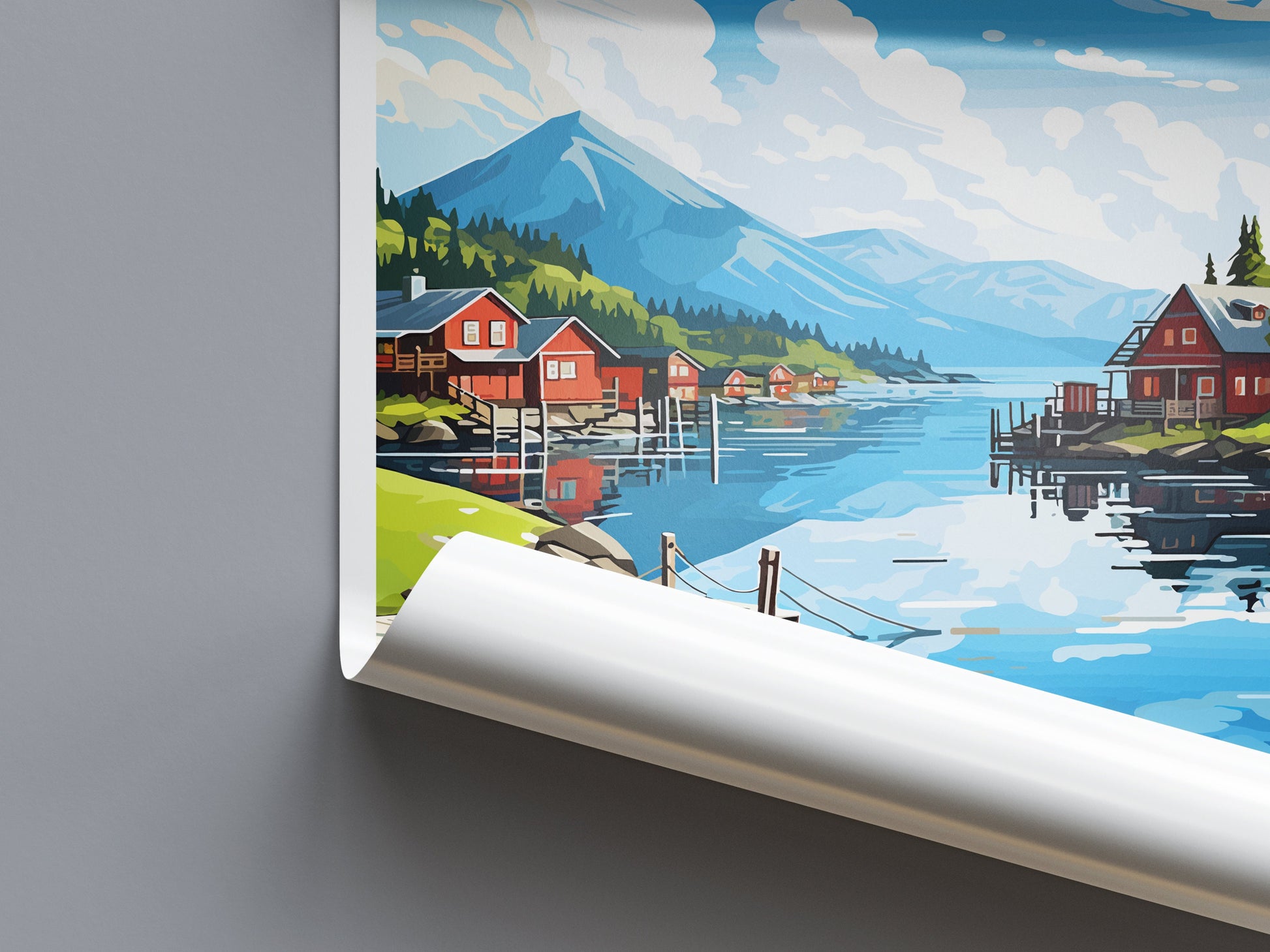 Wrangell Travel Print Wall Art Wrangell Wall Hanging Home Décor Wrangell Gift Art Lovers Alaska Art Lover Gift Wrangell Artwork Poster