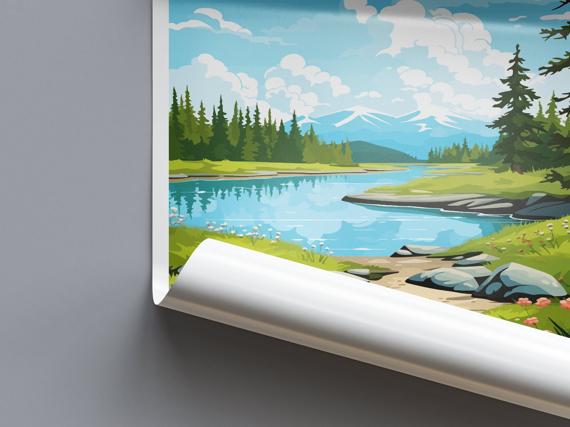 Soldotna Travel Print Wall Art Soldotna Wall Hanging Home Décor Soldotna Gift Art Lovers Alaska Art Lover Gift Soldotna Artwork Poster