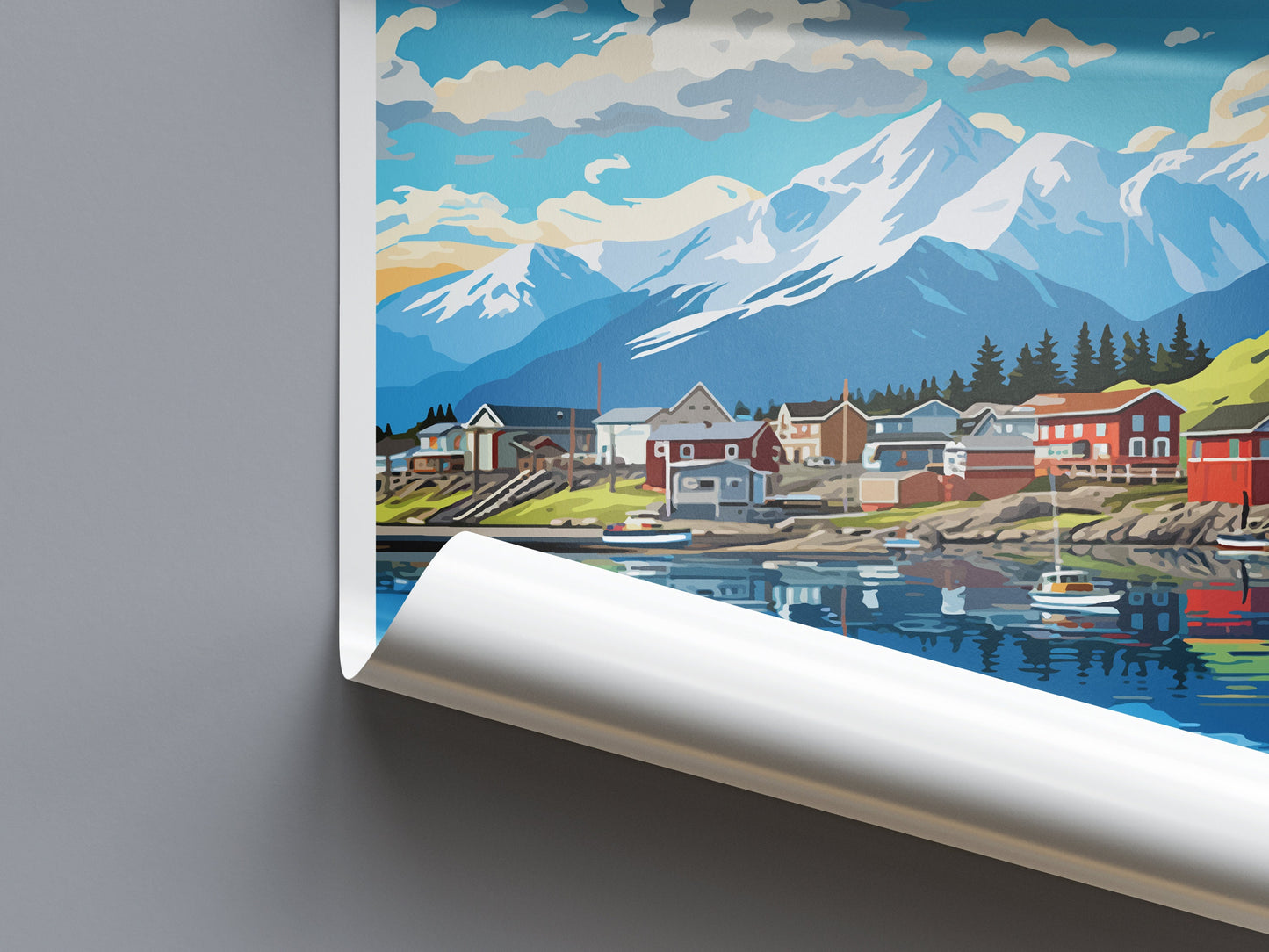 Seward Travel Print Wall Art Seward Wall Hanging Home Décor Seward Gift Art Lovers Alaska Art Lover Gift Seward Artwork
