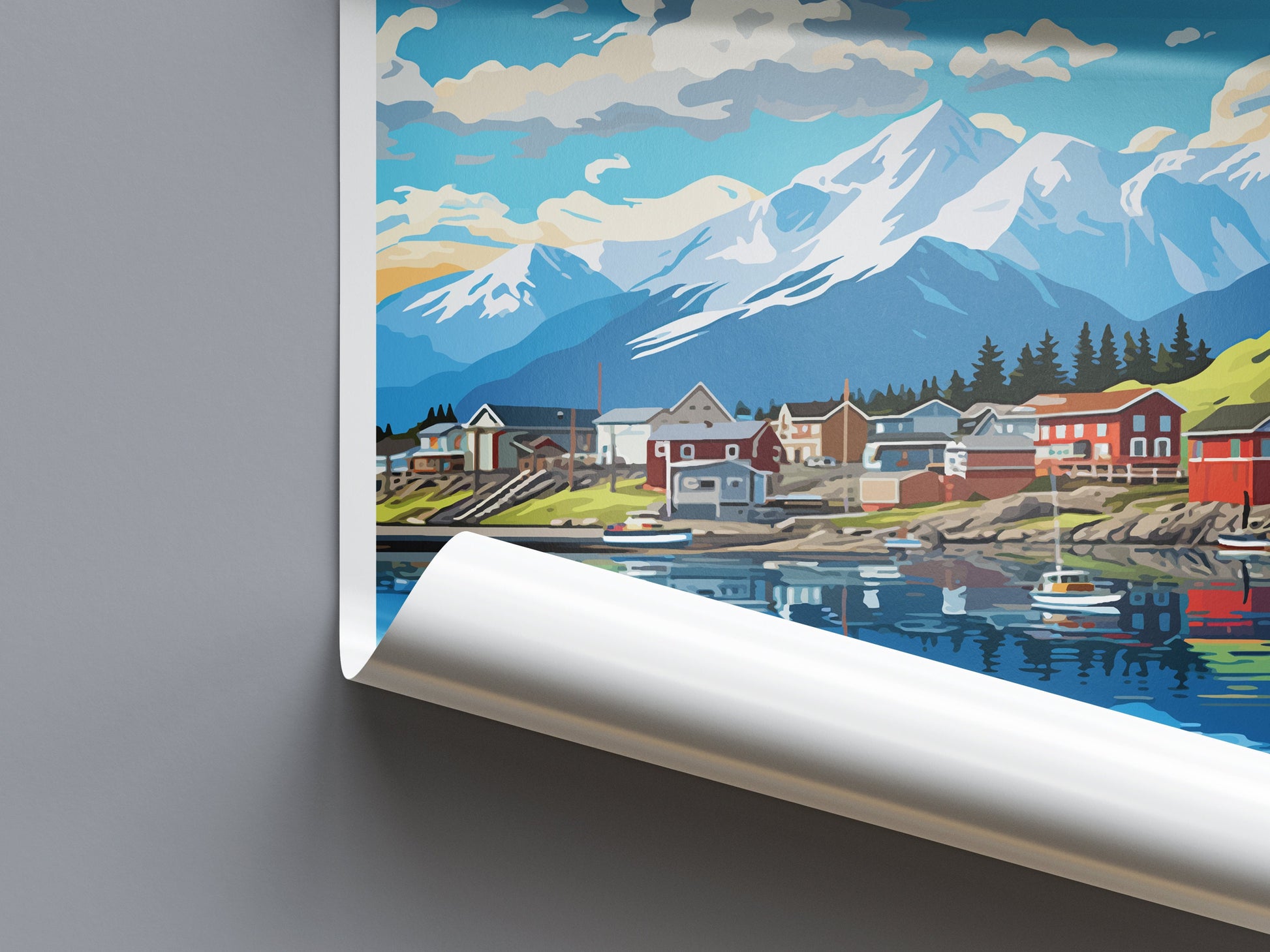 Seward Travel Print Wall Art Seward Wall Hanging Home Décor Seward Gift Art Lovers Alaska Art Lover Gift Seward Artwork