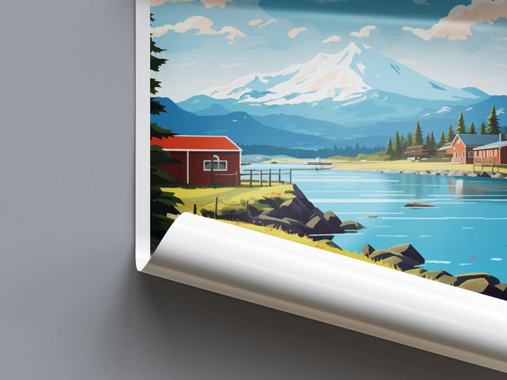 Petersburg Travel Print Wall Art Petersburg Wall Hanging Home Décor Petersburg Gift Art Lovers Alaska Art Lover Gift Petersburg Wall Art