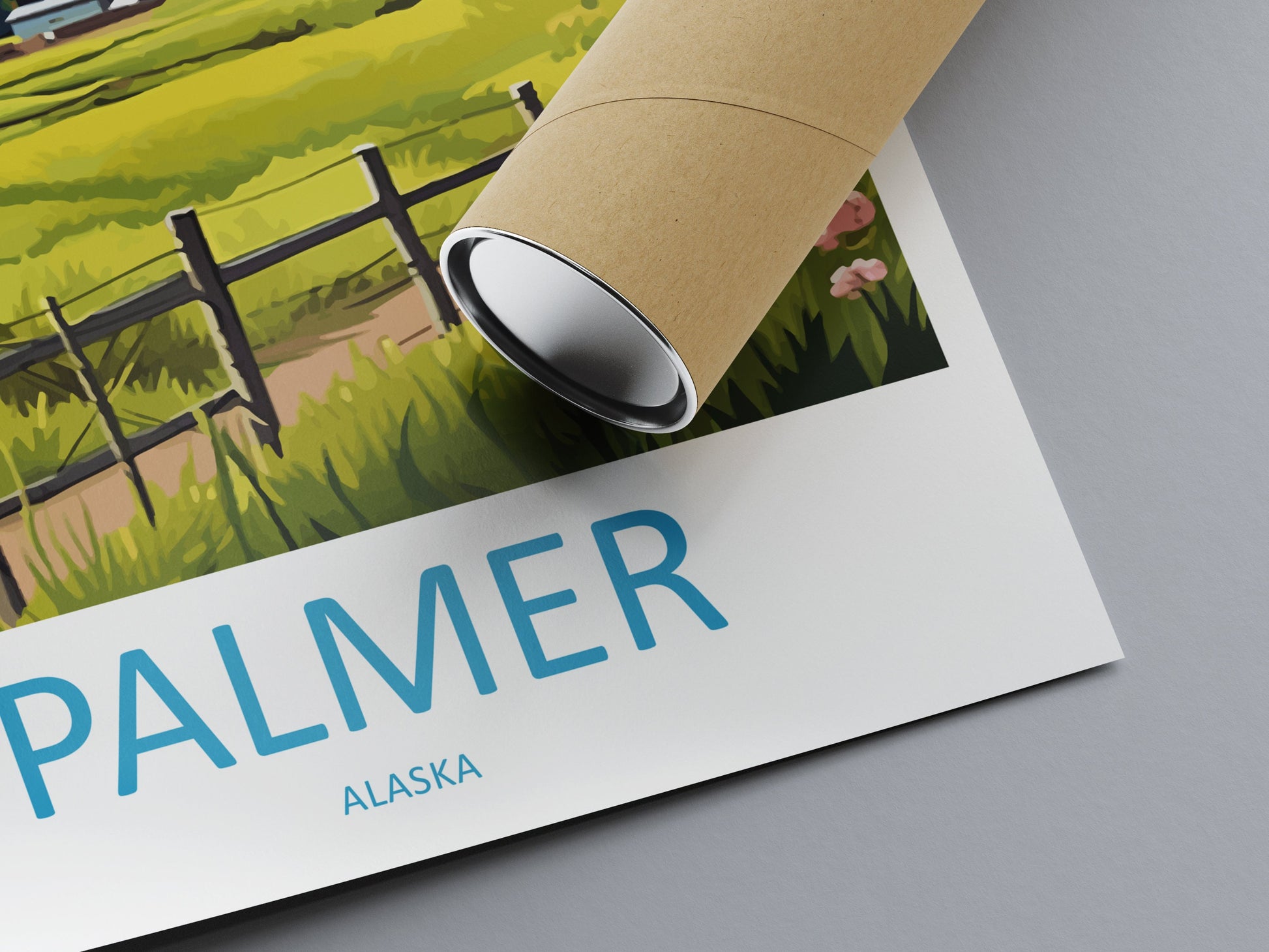 Palmer Travel Print Wall Art Palmer Wall Hanging Home Décor Palmer Gift Art Lovers Alaska Art Lover Gift Palmer Wall Art