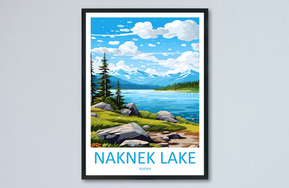 Naknek Lake Travel Print Wall Art Naknek Lake Wall Hanging Home Décor Naknek Lake Gift Art Lovers Alaska Art Lover Gift Naknek Lake Wall Art