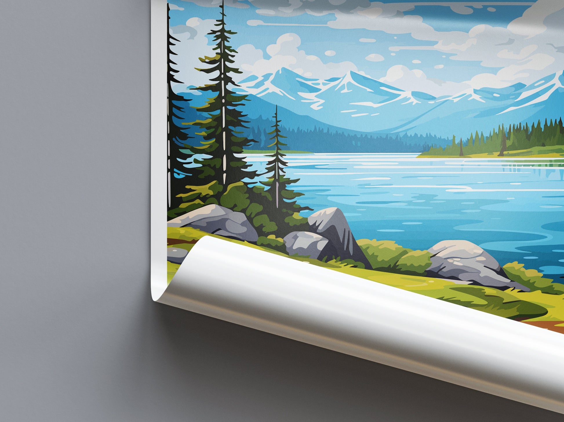 Naknek Lake Travel Print Wall Art Naknek Lake Wall Hanging Home Décor Naknek Lake Gift Art Lovers Alaska Art Lover Gift Naknek Lake Wall Art