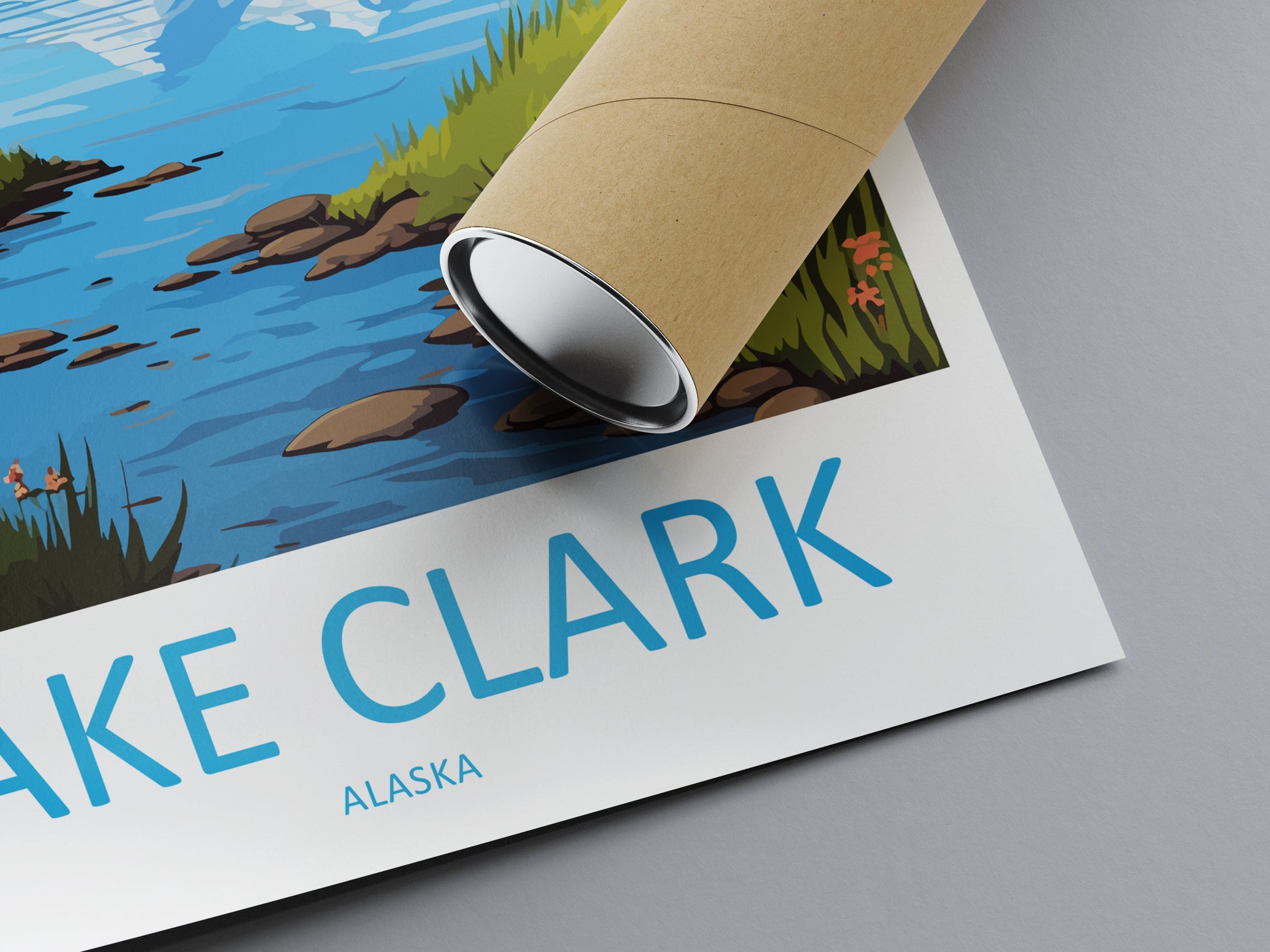 Lake Clark Travel Print Wall Art Lake Clark Wall Hanging Home Décor Lake Clark Gift Art Lovers Alaska Art Lover Gift Lake Clark Art