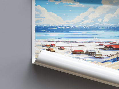 Kotzebue Travel Print Wall Art Kotzebue Wall Hanging Home Décor Kotzebue Gift Art Lovers Alaska Art Lover Gift Kotzebue Art