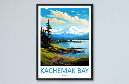 Kachemak Bay Travel Print Wall Art Kachemak Bay Wall Hanging Home Décor Kachemak Bay Gift Art Lovers Alaska Art Lover Gift Kachemak Bay Gift