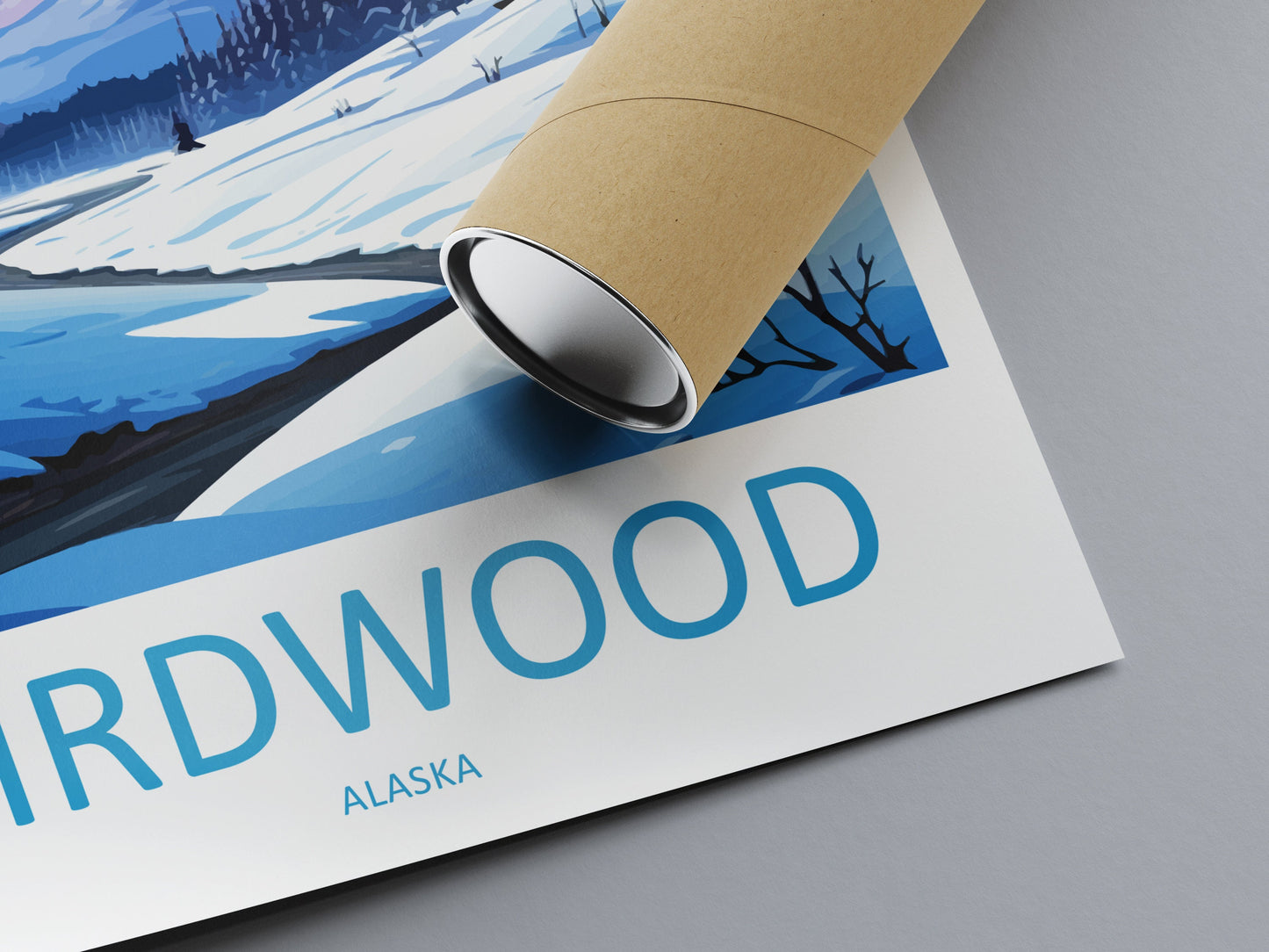 Girdwood Travel Print Wall Art Girdwood Wall Hanging Home Décor Girdwood Gift Art Lovers Alaska Art Lover Gift Girdwood Gift