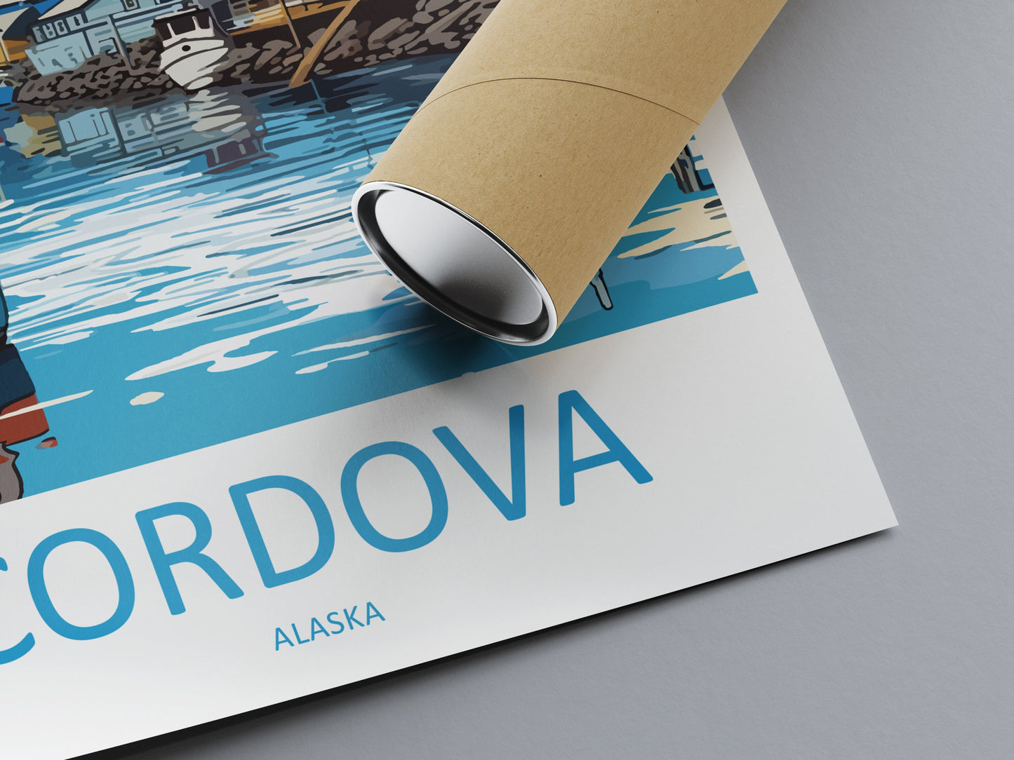 Cordova Travel Print Wall Art Cordova Wall Hanging Home Décor Cordova Gift Art Lovers Alaska Art Lover Gift Cordova Gift