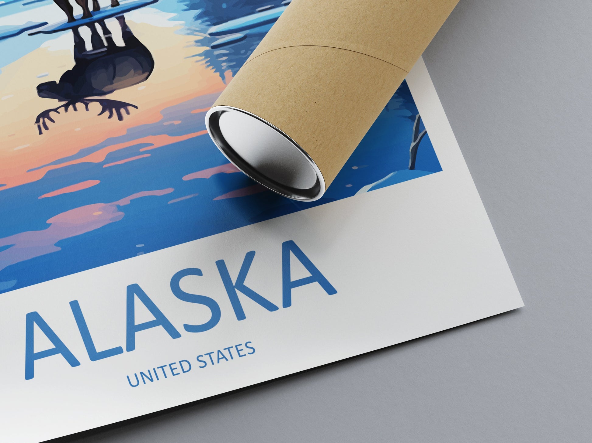 Alaska Travel Print Wall Art Alaska Wall Hanging Home Décor Alaska Gift Art Lovers Alaska Art Lover Gift Alaska Gift United States Poster