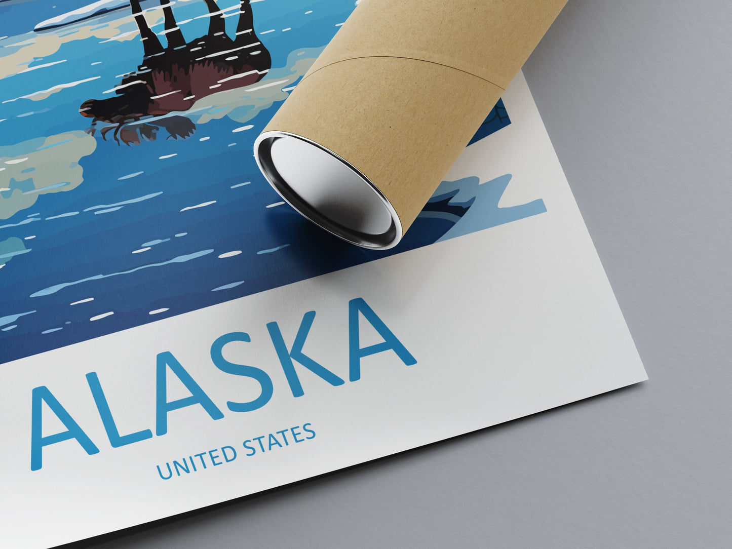 Alaska Travel Print Wall Art Alaska Wall Hanging Home Décor Alaska Gift Art Lovers Alaska Art Lover Gift Alaska Gift United States Poster
