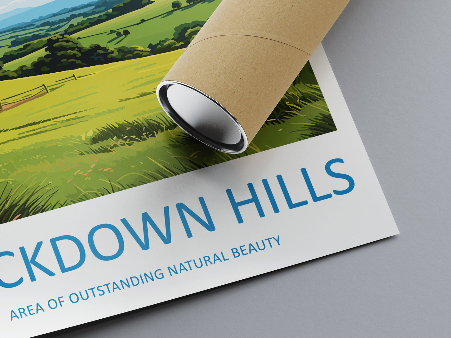 Blackdown Hills Travel Print Wall Art Blackdown Hills Wall Hanging Home Decor Blackdown Hills Gift Art Lovers Wall Art AONB Print