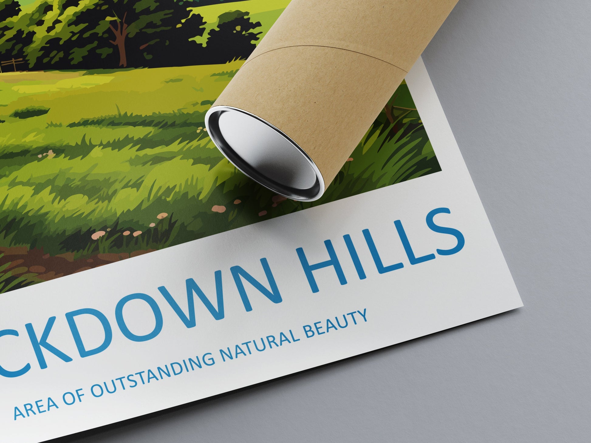 Blackdown Hills Travel Print Wall Art Blackdown Hills Wall Hanging Home Decor Blackdown Hills Gift Art Lovers Wall Art AONB Print