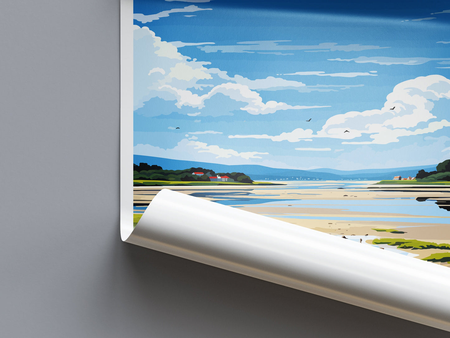 Arnside And Silverdale Travel Print Wall Art Arnside And Silverdale Wall Hanging Home Decor Arnside And Silverdale Gift Art Lovers AONB