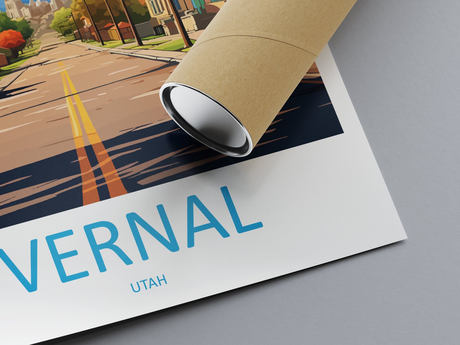 Vernal Travel Print Wall Art Vernal Wall Hanging Home Décor Vernal Gift Art Lovers Utah Art Lover Gift Travel Posters Wall Art