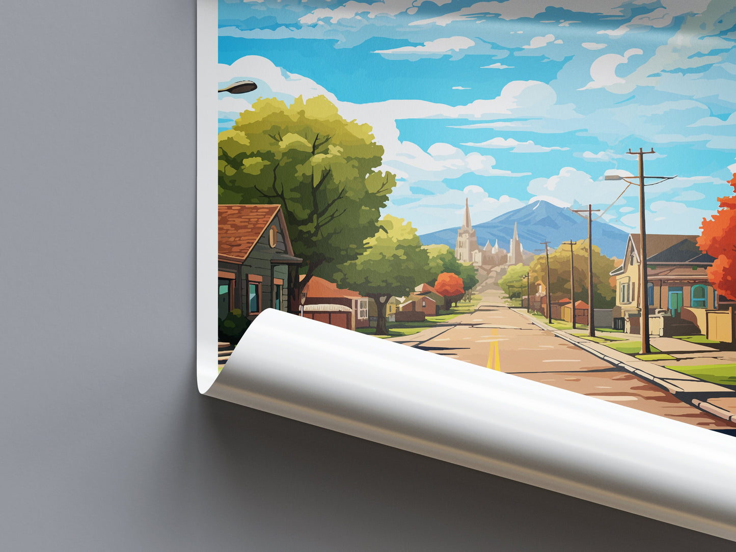 Vernal Travel Print Wall Art Vernal Wall Hanging Home Décor Vernal Gift Art Lovers Utah Art Lover Gift Travel Posters Wall Art