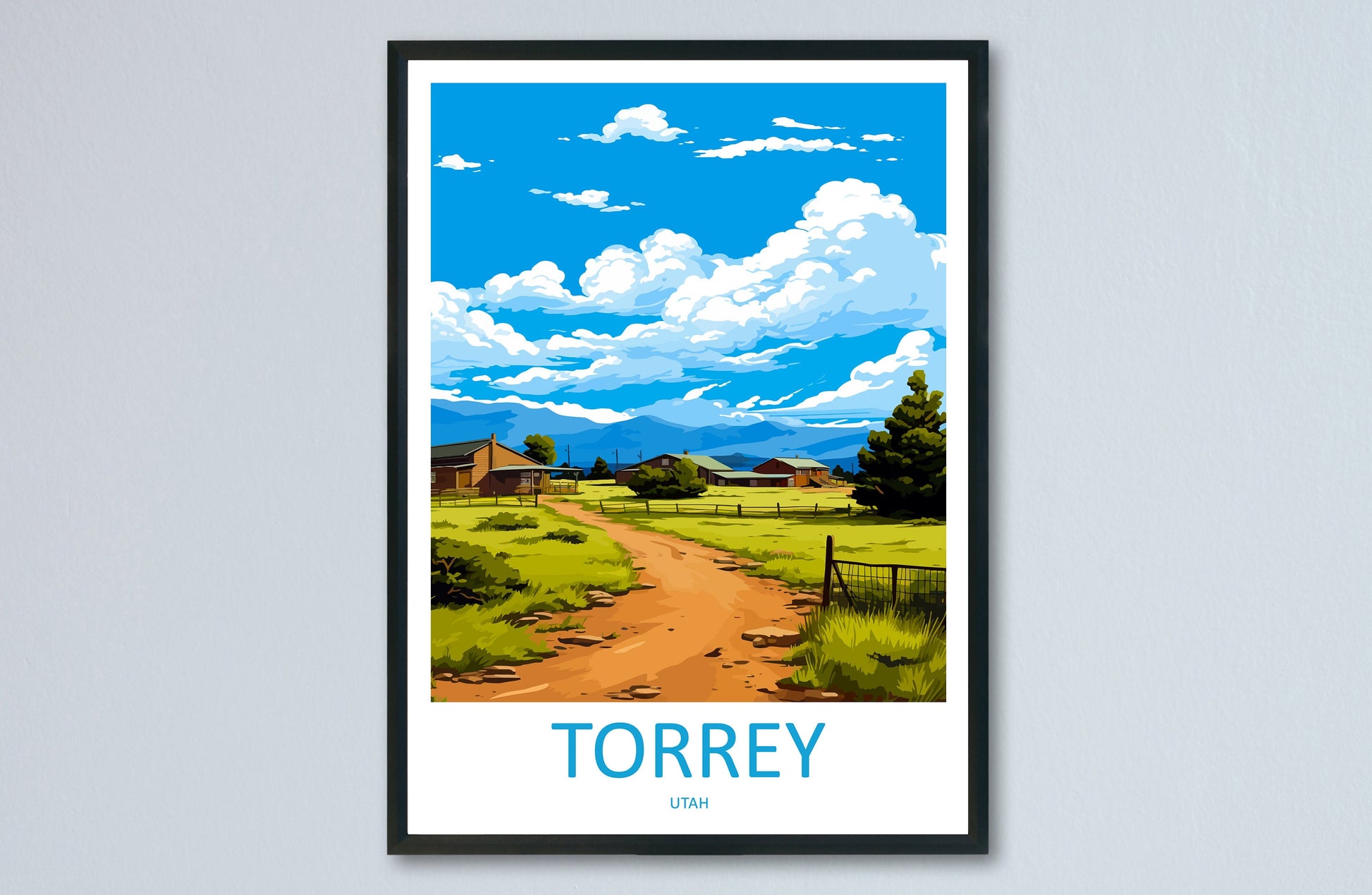 Torrey Travel Print Wall Art Torrey Wall Hanging Home Décor Torrey Gift Art Lovers Utah Art Lover Gift Travel Posters Wall Art