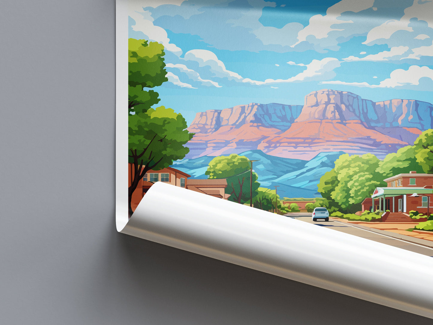 Springdale Travel Print Wall Art Springdale Wall Hanging Home Décor Springdale Gift Art Lovers Utah Art Lover Gift Travel Posters Wall Art