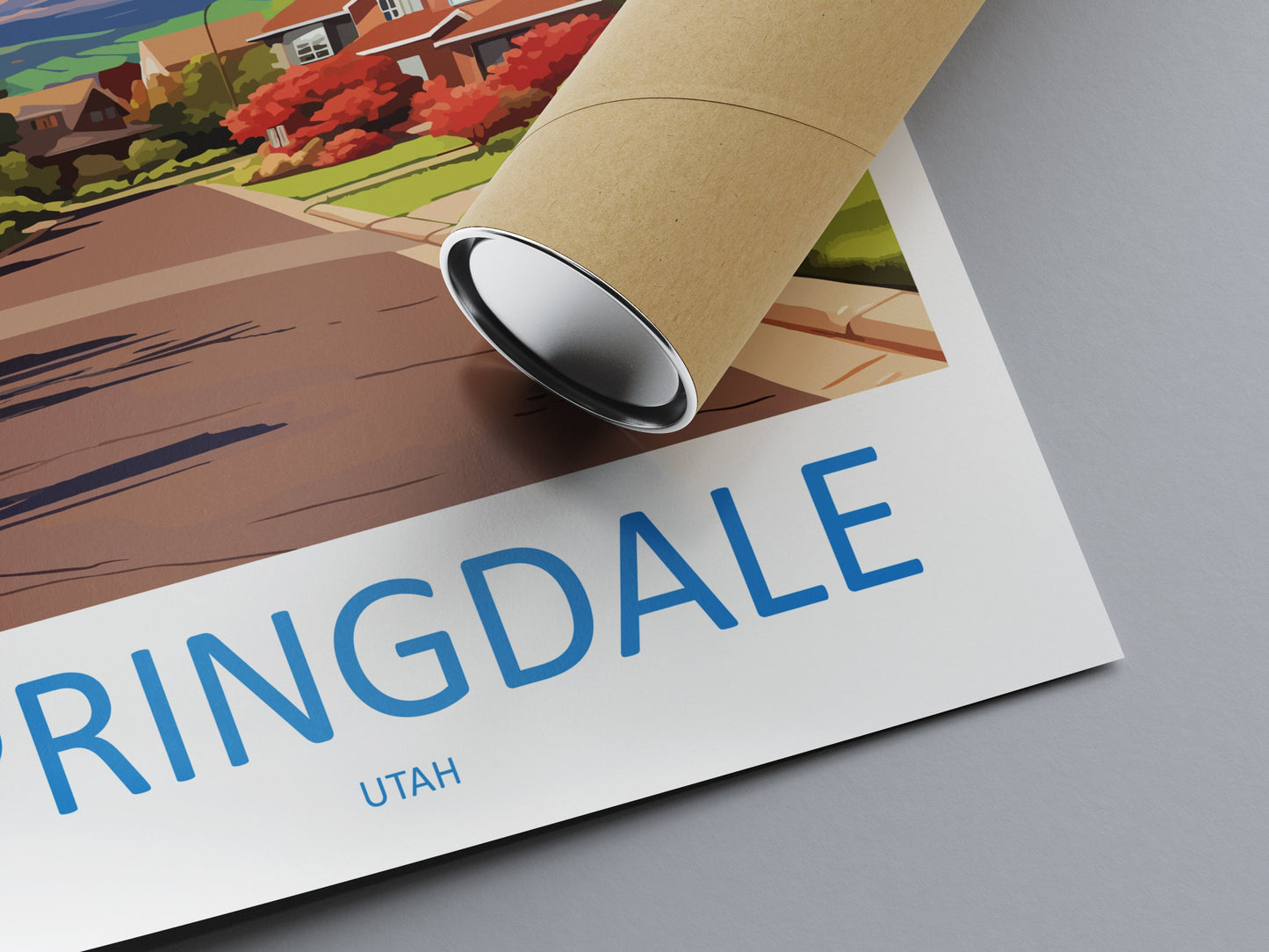 Springdale Travel Print Wall Art Springdale Wall Hanging Home Décor Springdale Gift Art Lovers Utah Art Lover Gift Travel Posters Wall Art