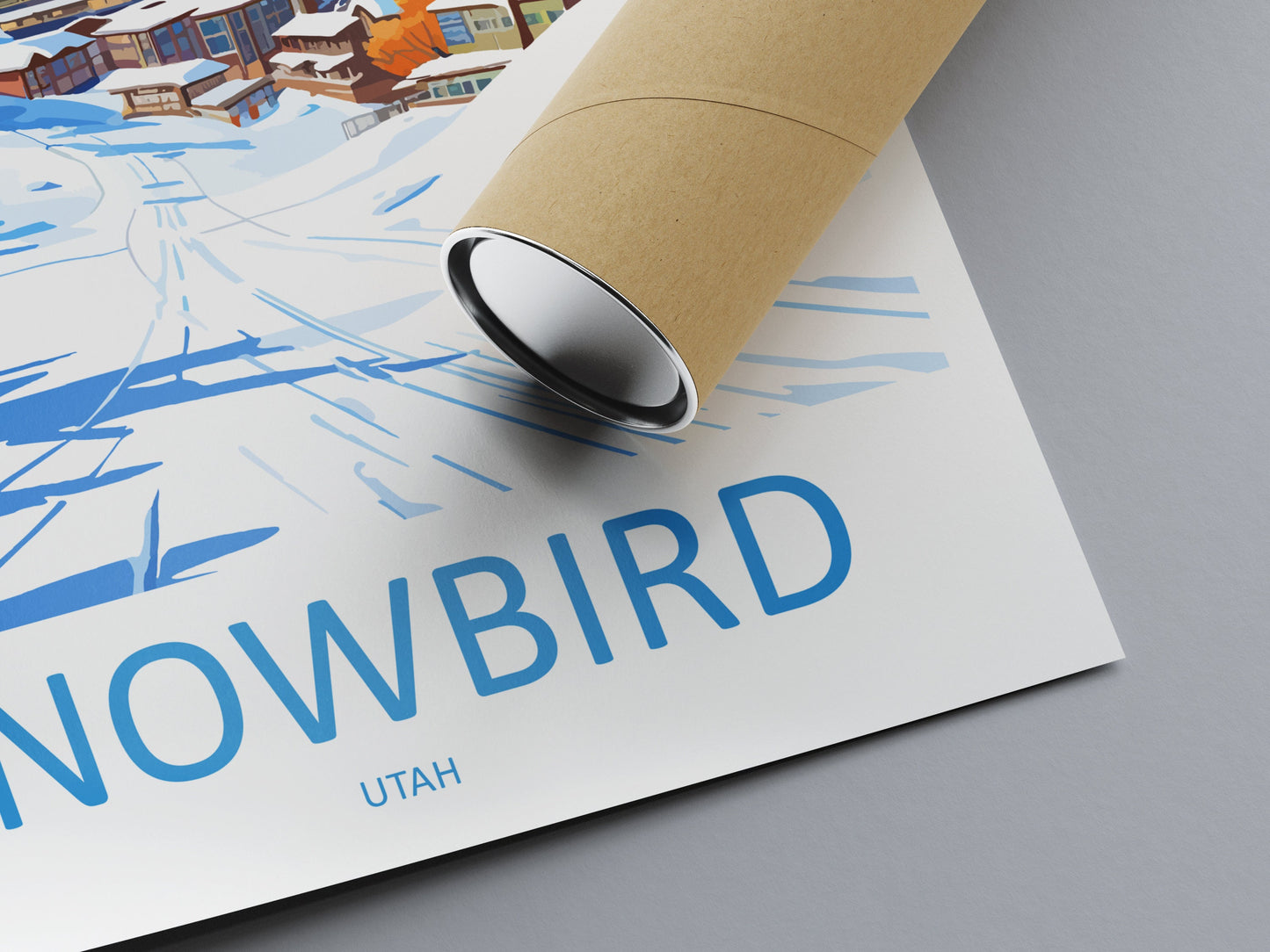 Snowbird Travel Print Wall Art Snowbird Wall Hanging Home Décor Snowbird Gift Art Lovers Utah Art Lover Gift Travel Posters Wall Art
