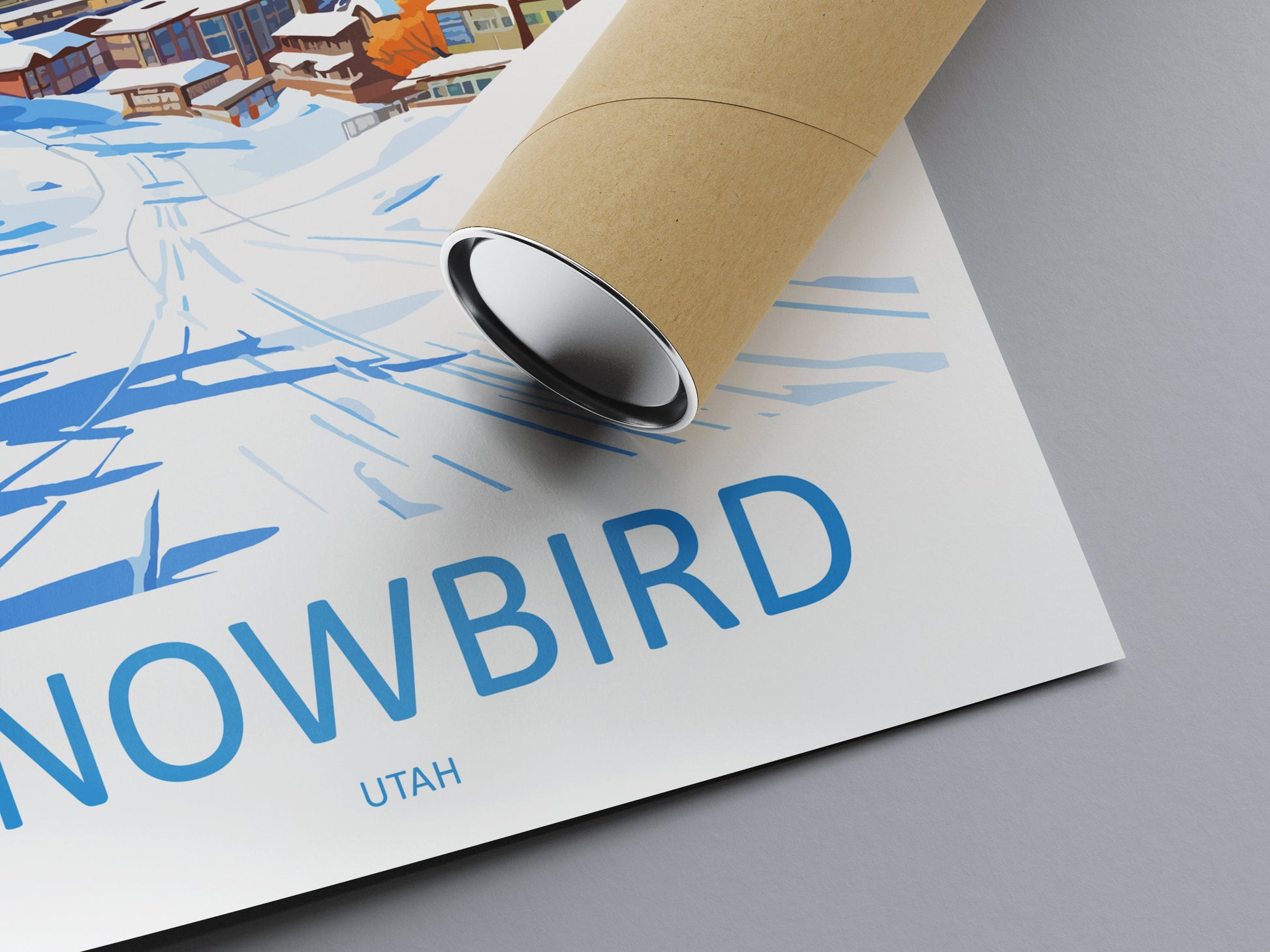 Snowbird Travel Print Wall Art Snowbird Wall Hanging Home Décor Snowbird Gift Art Lovers Utah Art Lover Gift Travel Posters Wall Art