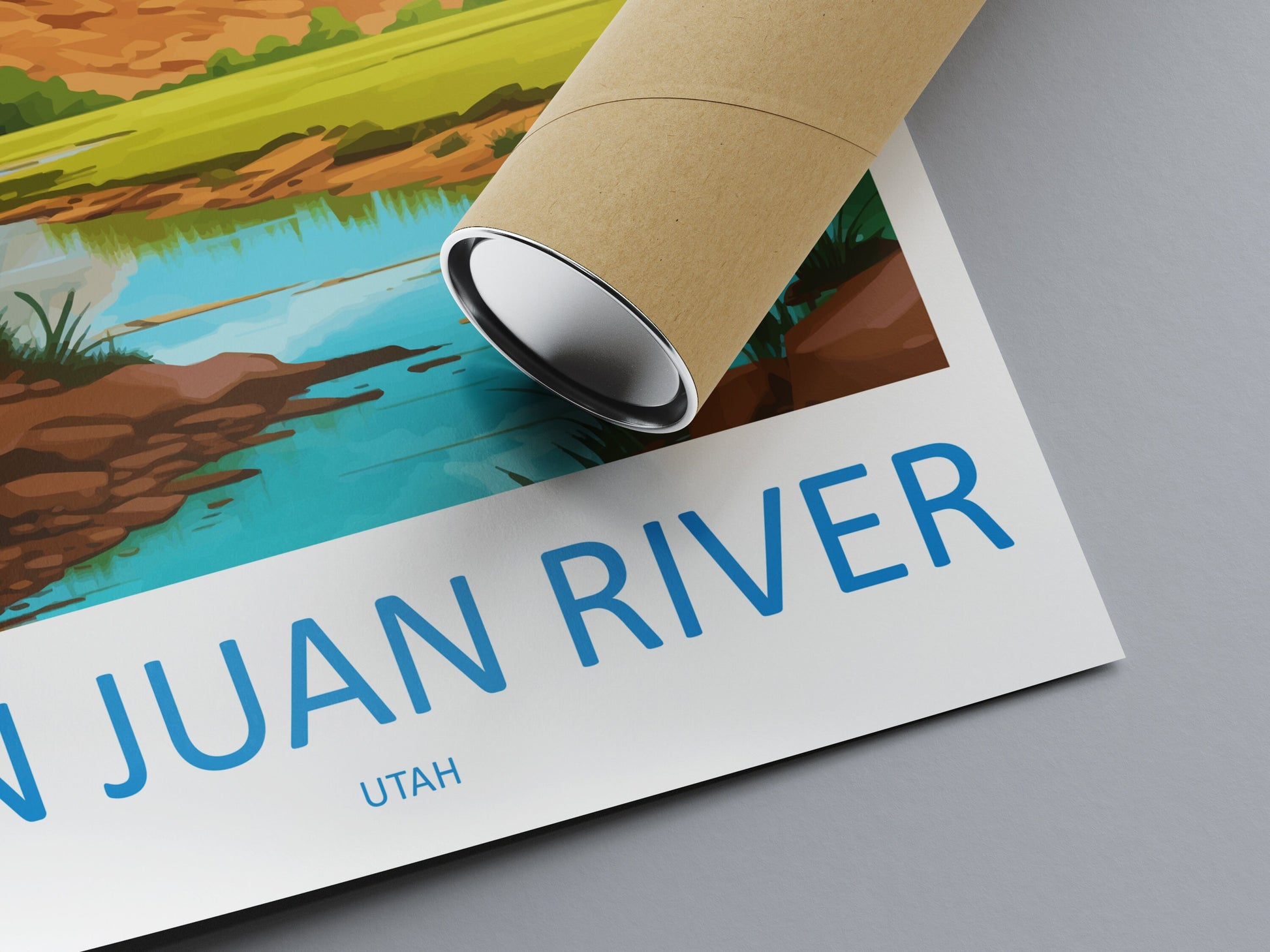 San Juan River Travel Print Wall Art San Juan River Wall Hanging Home Décor San Juan River Gift Art Lovers Utah Art Lover Gift Travel Poster