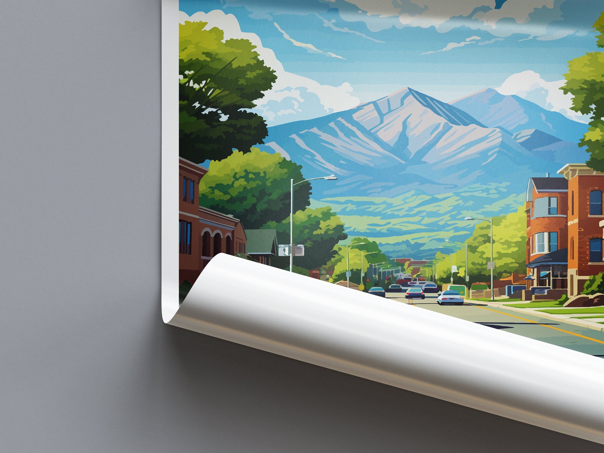 Provo Travel Print Wall Art Provo Wall Hanging Home Décor Provo Gift Art Lovers Utah Art Lover Gift Travel Poster