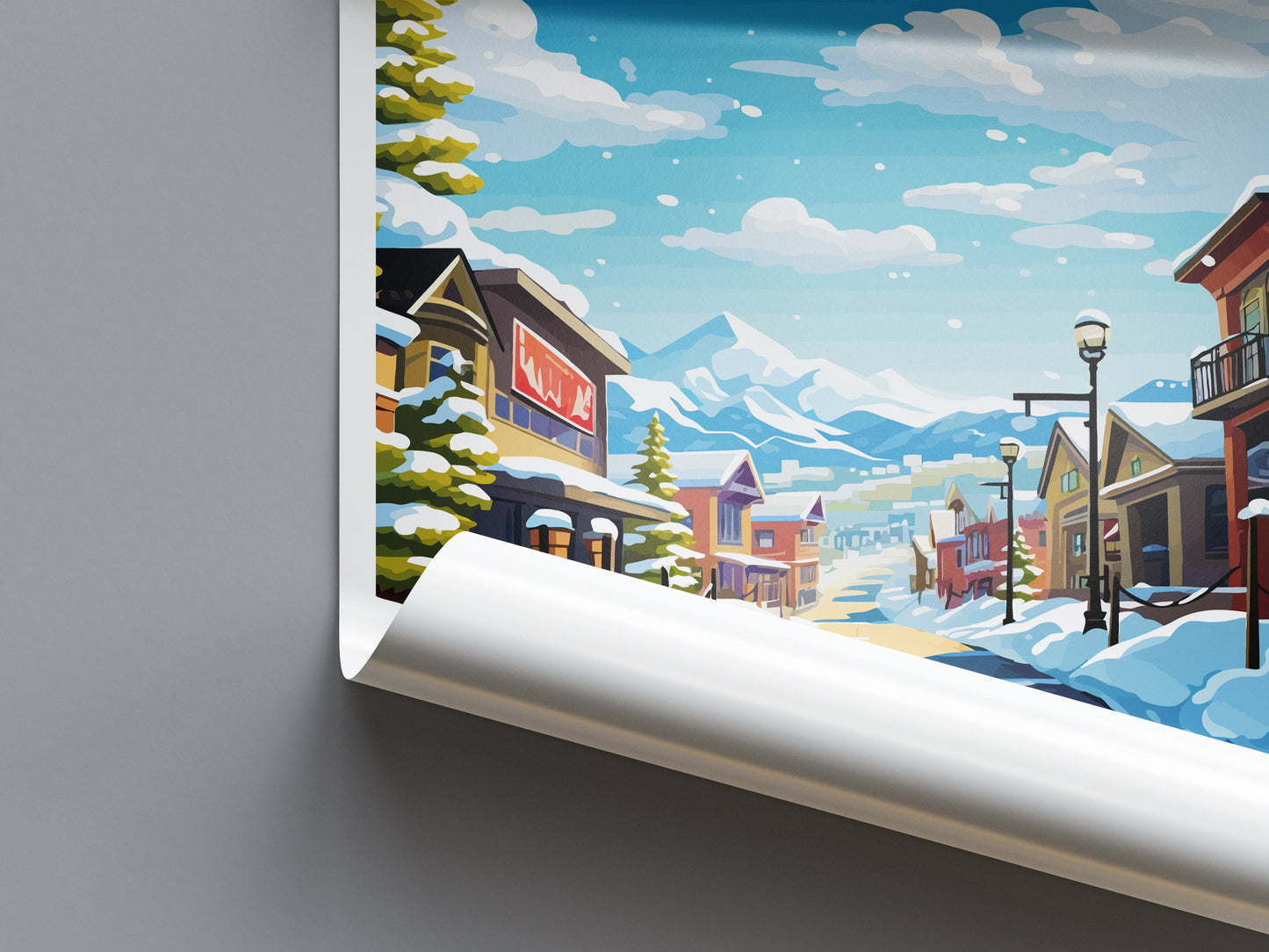 Park City Travel Print Wall Art Park City Wall Hanging Home Décor Park City Gift Art Lovers Utah Art Lover Gift Travel Poster