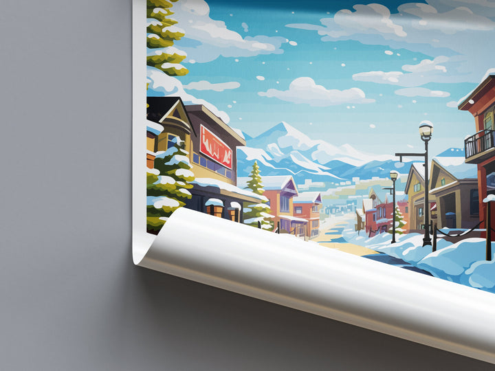 Park City Travel Print Wall Art Park City Wall Hanging Home Décor Park City Gift Art Lovers Utah Art Lover Gift Travel Poster