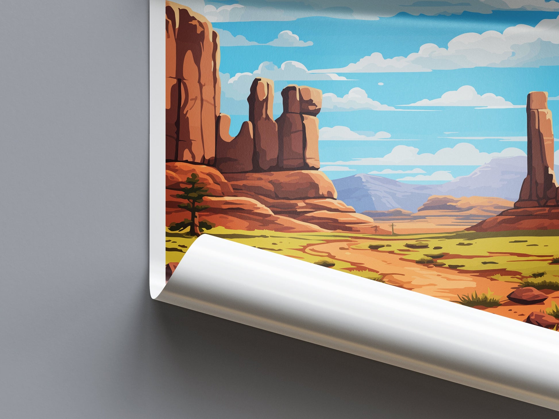 Moab Travel Print Wall Art Moab Wall Hanging Home Décor Moab Gift Art Lovers Utah Art Lover Gift Travel Poster
