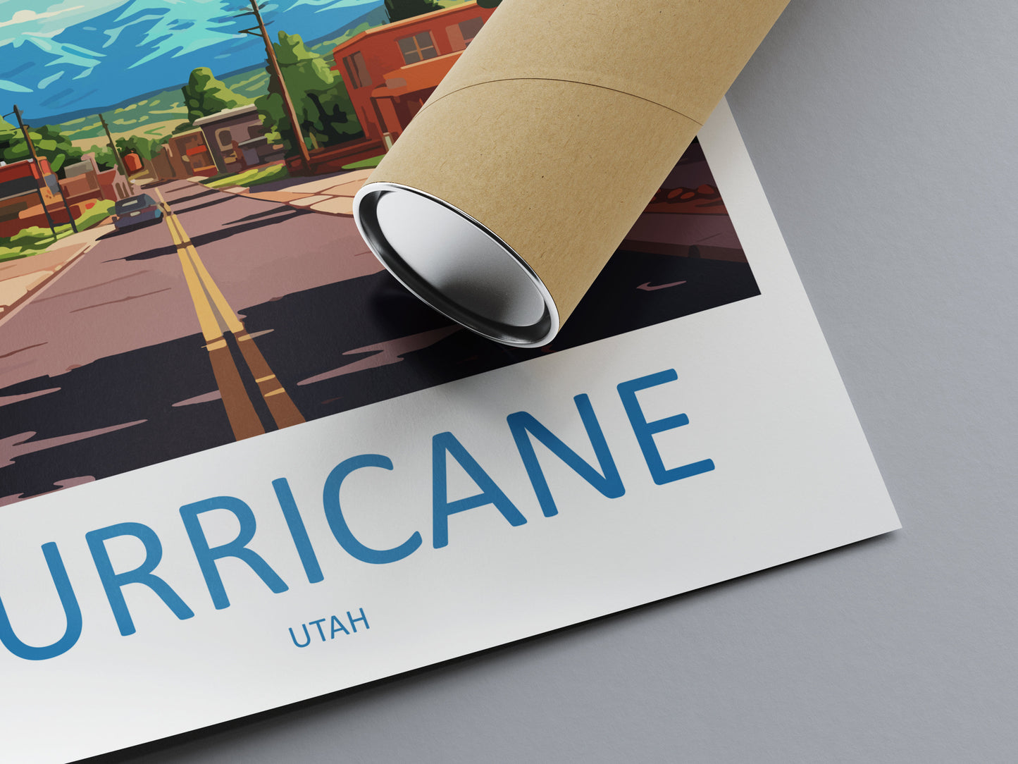 Hurricane Travel Print Wall Art Hurricane Wall Hanging Home Décor Hurricane Gift Art Lovers Utah Art Lover Gift Travel Poster