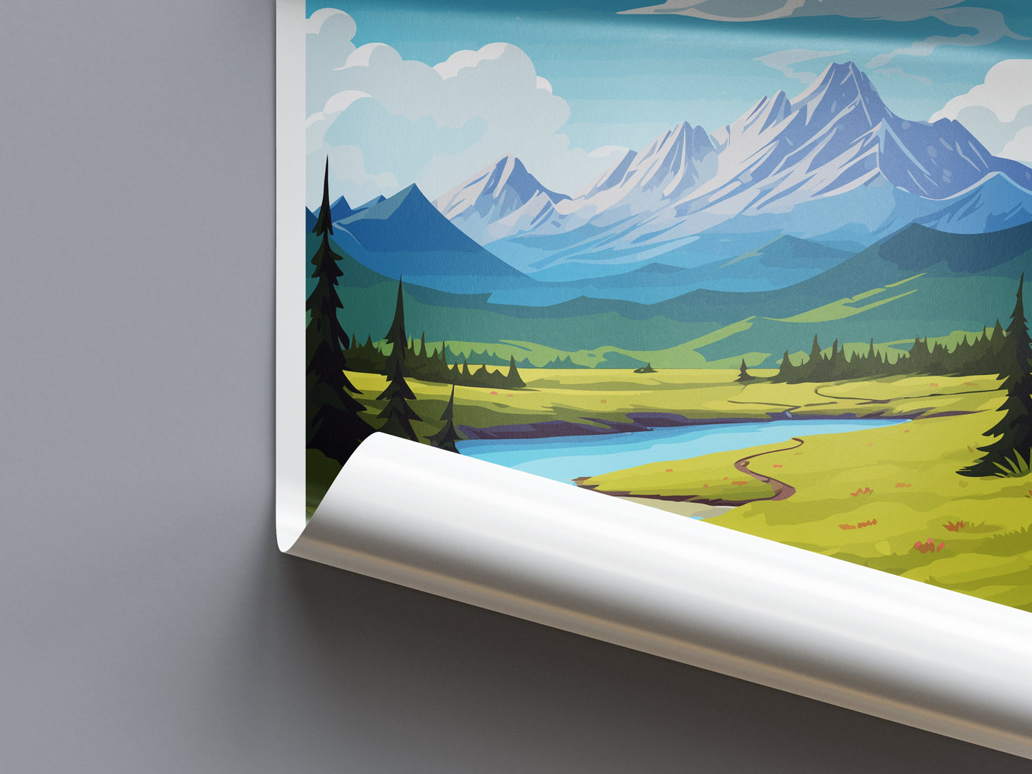 Chugach Travel Print Wall Art Chugach Wall Hanging Home Décor Chugach Gift Art Lovers Alaska Art Lover Gift Chugach Artwork Poster