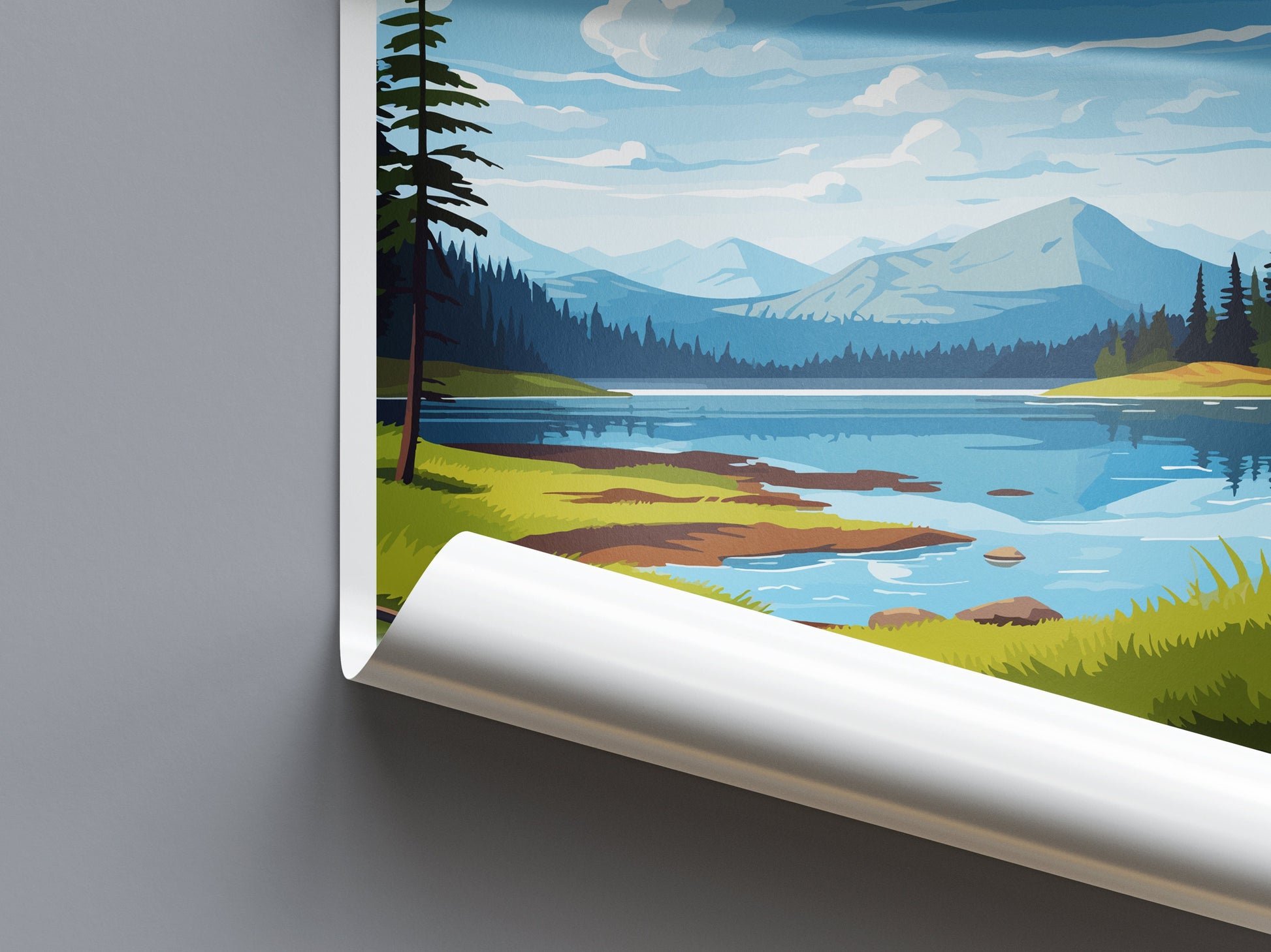 Tongrass National Forest Travel Print Wall Art Tongrass Wall Hanging Home Décor Tongrass Gift Art Lovers Alaska Art Lover Gift Tongrass