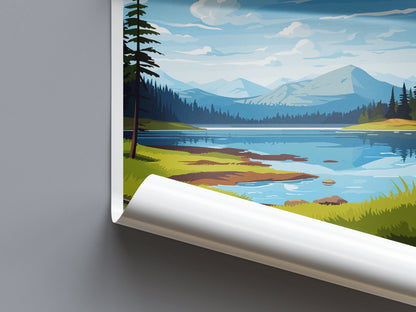 Tongrass National Forest Travel Print Wall Art Tongrass Wall Hanging Home Décor Tongrass Gift Art Lovers Alaska Art Lover Gift Tongrass