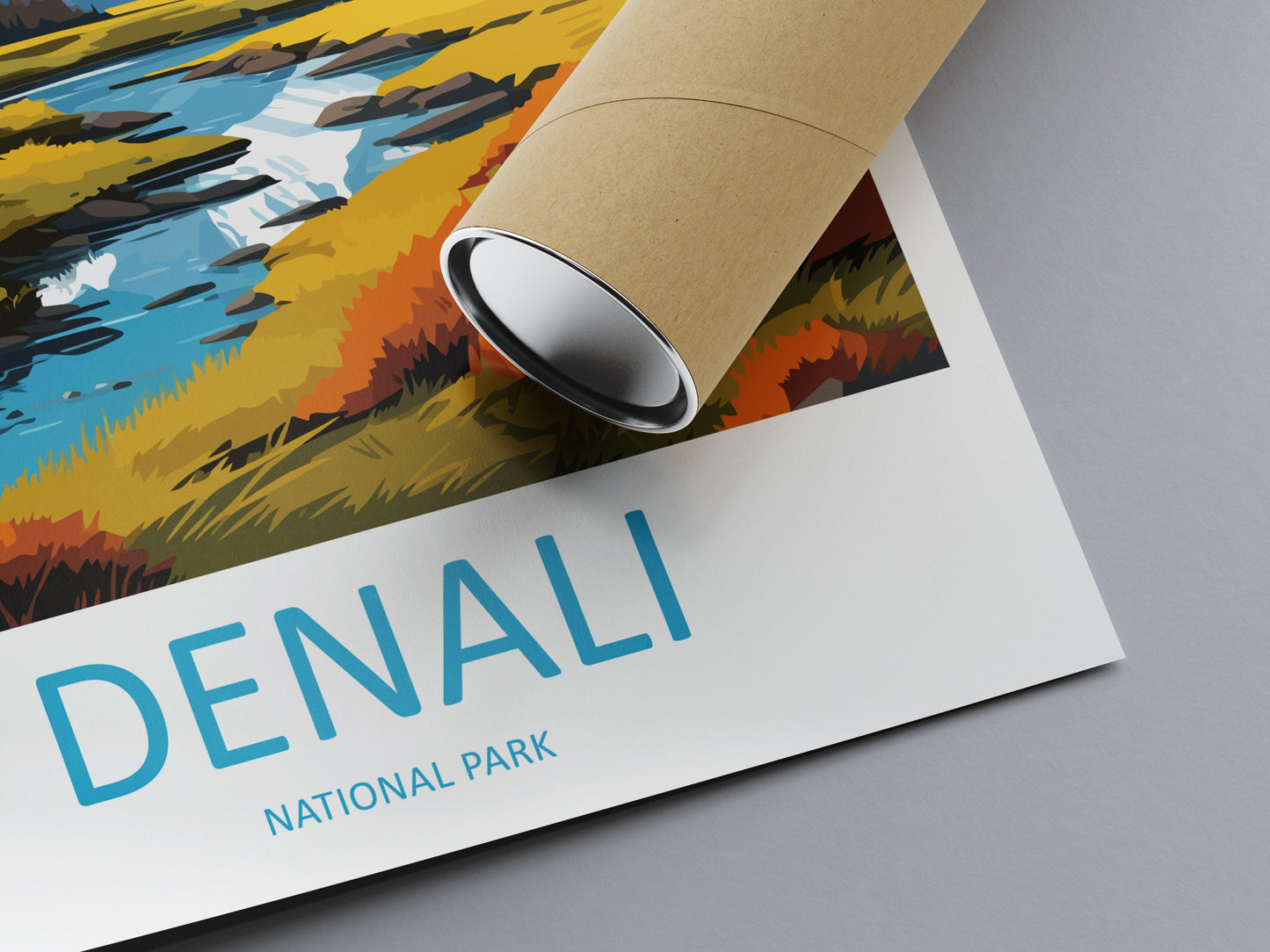 Denali National Park Travel Print Wall Art Denali Wall Hanging Home Décor Denali Gift Art Lovers Alaska Art Lover Gift Denali