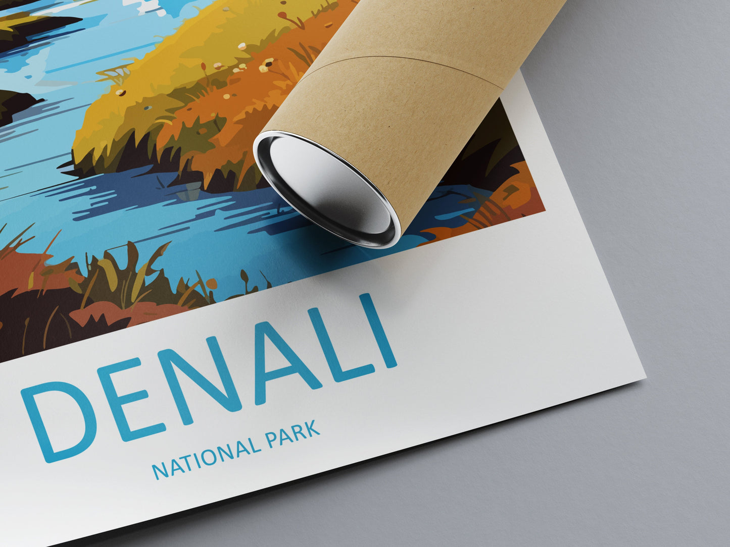 Denali National Park Travel Print Wall Art Denali Wall Hanging Home Décor Denali Gift Art Lovers Alaska Art Lover Gift Denali