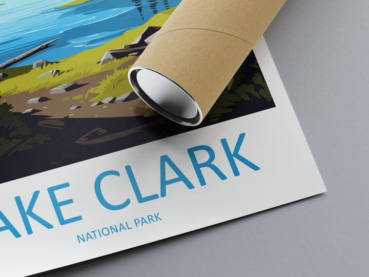 Lake Clark National Park Travel Print Wall Art Lake Clark Wall Hanging Home Décor Lake Clark Gift Art Lovers Alaska Art Lover Gift Lake