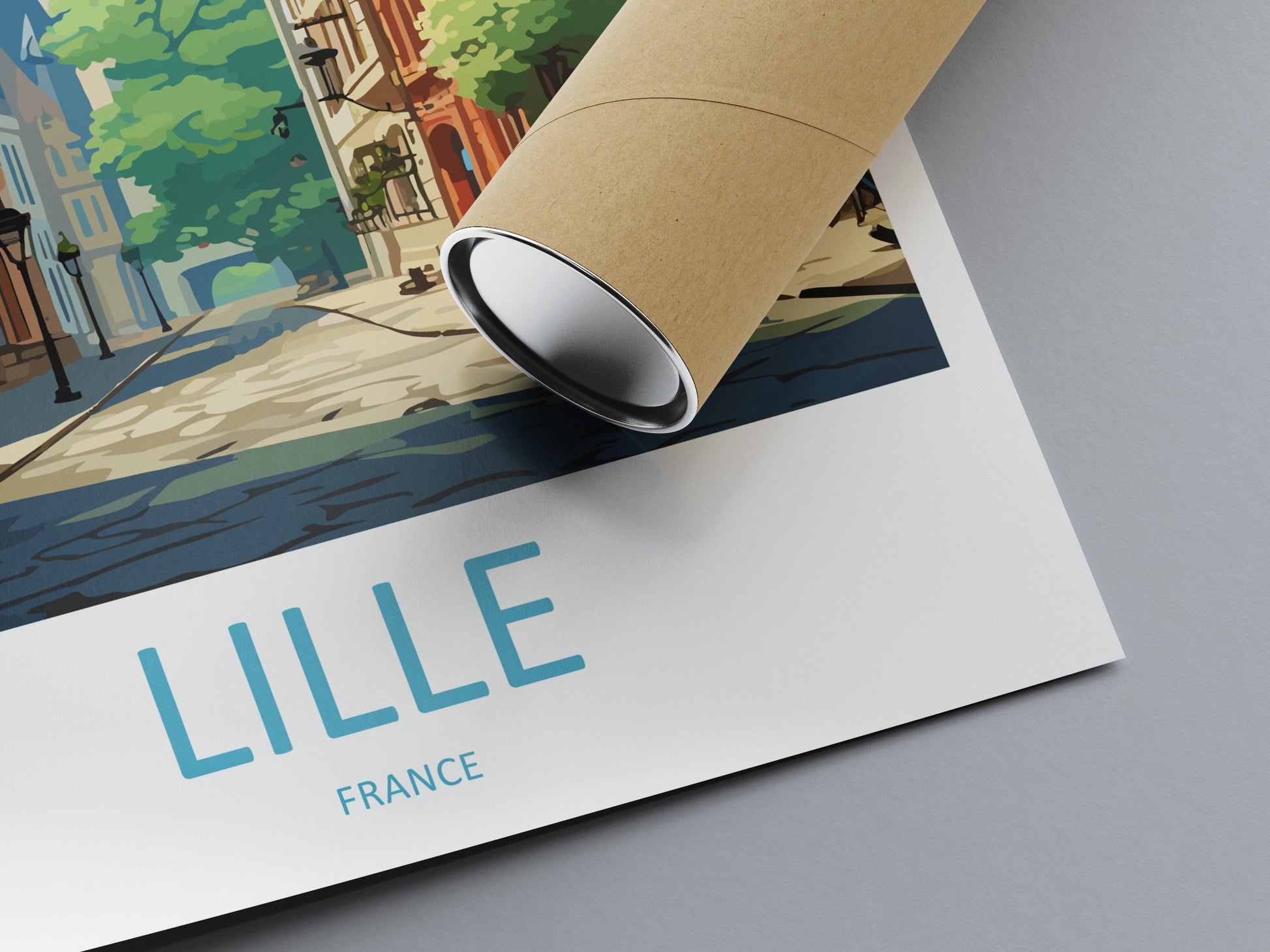 Lille Travel Print Wall Art Lille Wall Hanging Home Décor Lille Gift Art Lovers France Art Lover Gift Lille Print