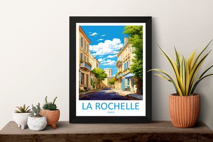 La Rochelle Travel Print Wall Art La Rochelle Wall Hanging Home Décor La Rochelle Gift Art Lovers France Art Lover Gift La Rochelle