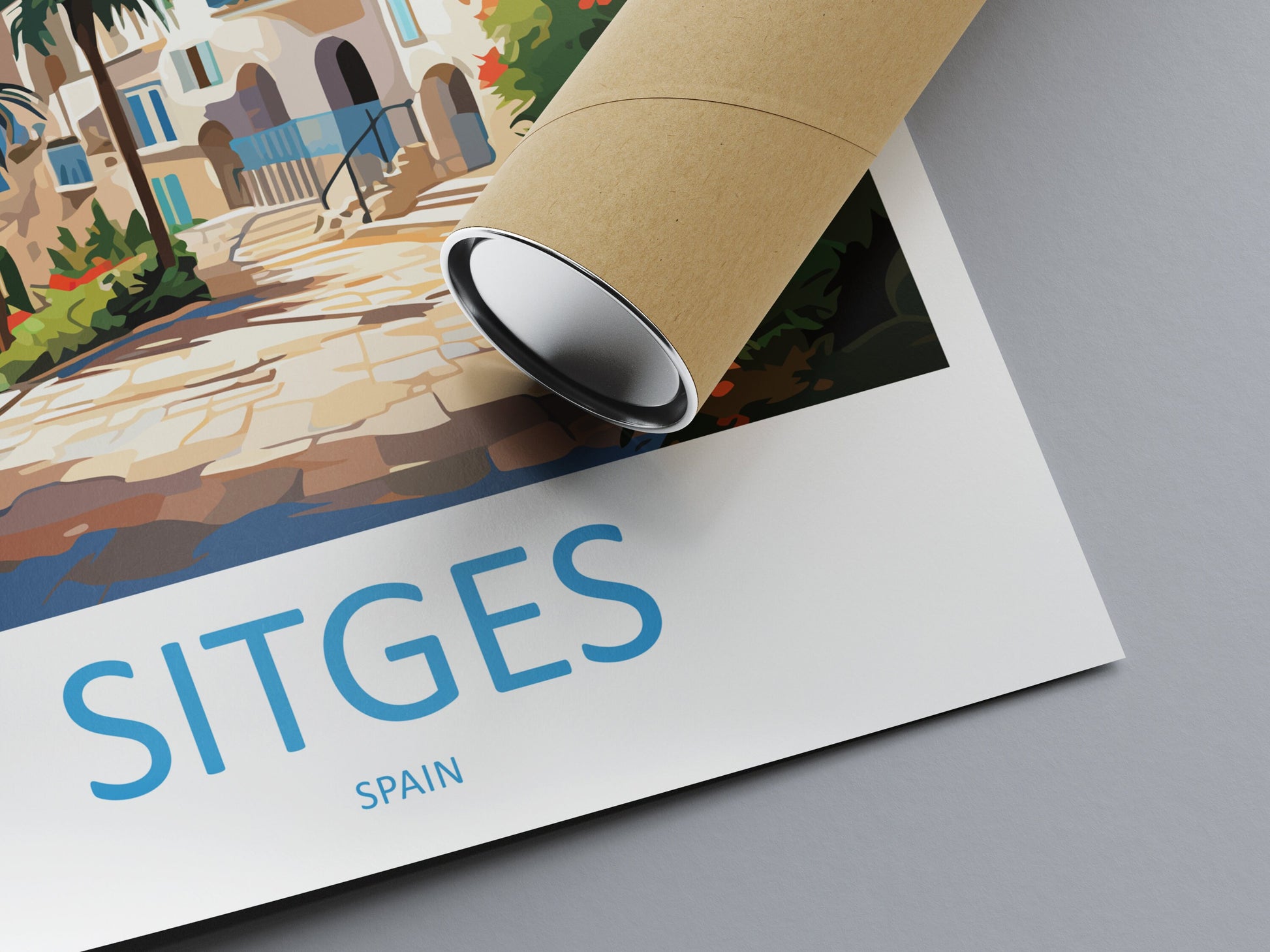 Sitges Travel Print Wall Art Sitges Wall Hanging Home Décor Sitges Gift Art Lovers Spain Art Lover Gift Sitges Print Spain Art