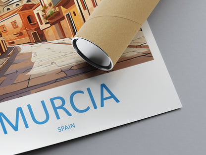 Murcia Travel Print Wall Art Murcia Wall Hanging Home Décor Murcia Gift Art Lovers Spain Art Lover Gift Murcia Print Spain Art