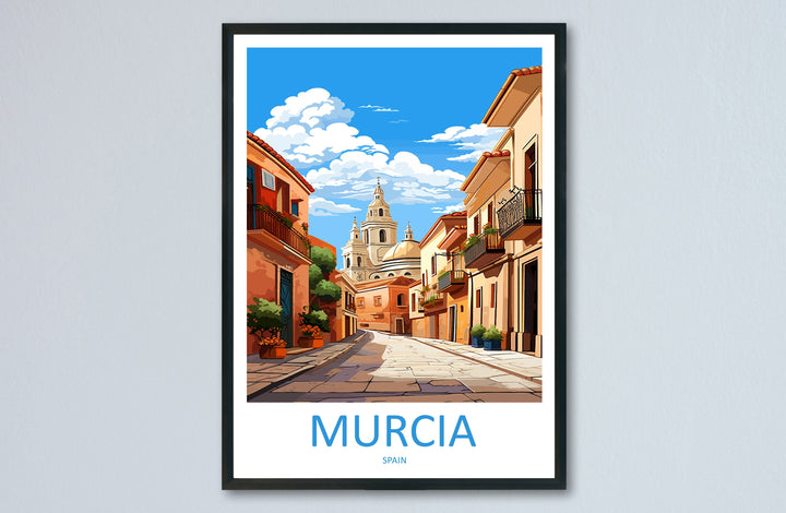 Murcia Travel Print Wall Art Murcia Wall Hanging Home Décor Murcia Gift Art Lovers Spain Art Lover Gift Murcia Print Spain Art
