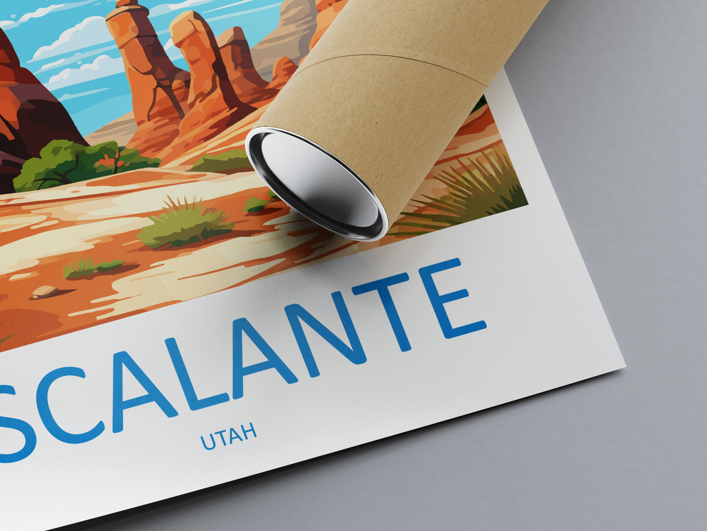 Escalante Travel Print Wall Art Escalante Wall Hanging Home Décor Great Escalante Art Lovers Utah Art Lover Gift