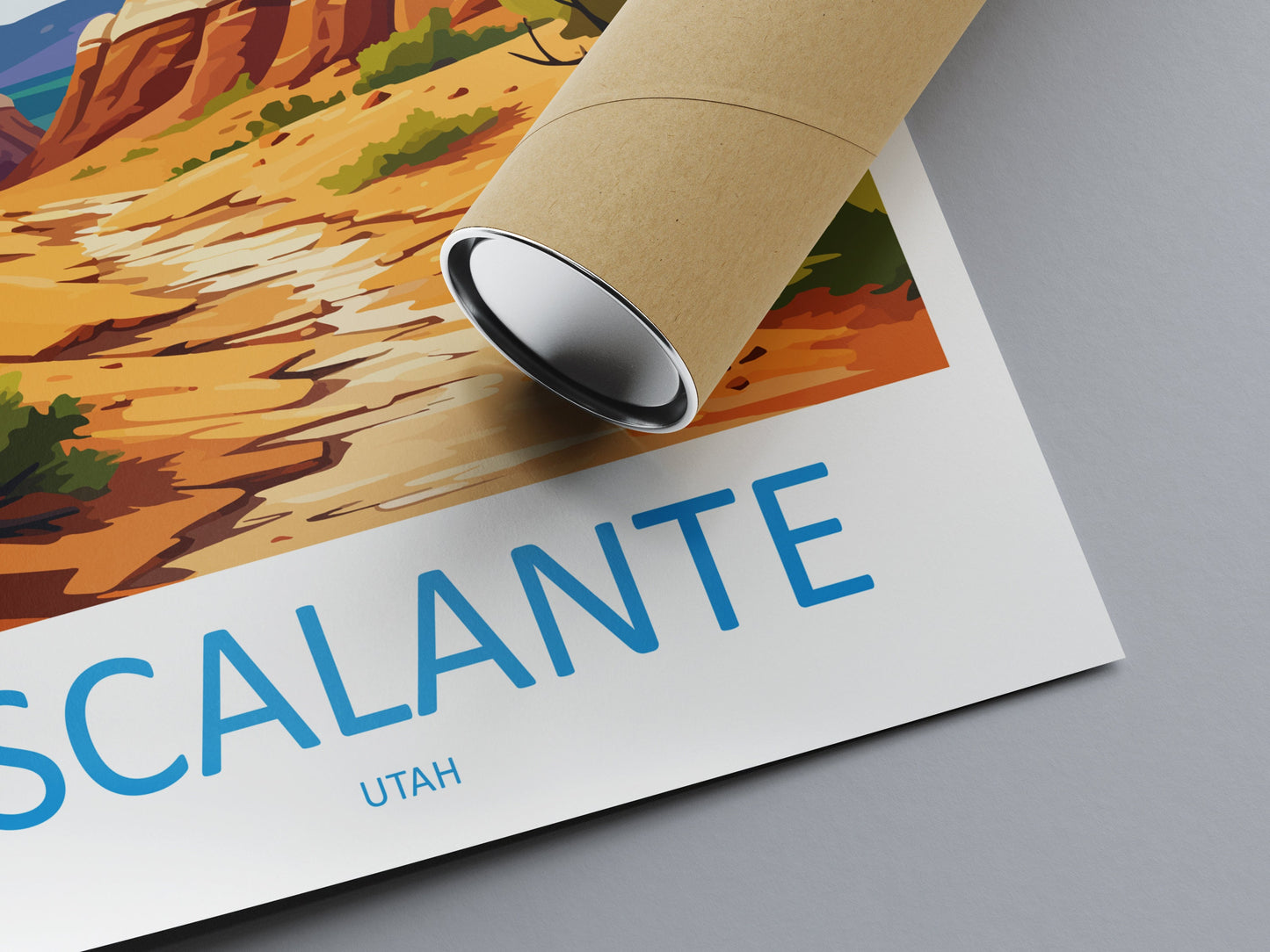 Escalante Travel Print Wall Art Escalante Wall Hanging Home Décor Great Escalante Art Lovers Utah Art Lover Gift
