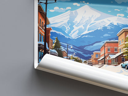 Brian Head Travel Print Wall Art Brian Head Wall Hanging Home Décor Brian Head Art Lovers Utah Art Lover Gift
